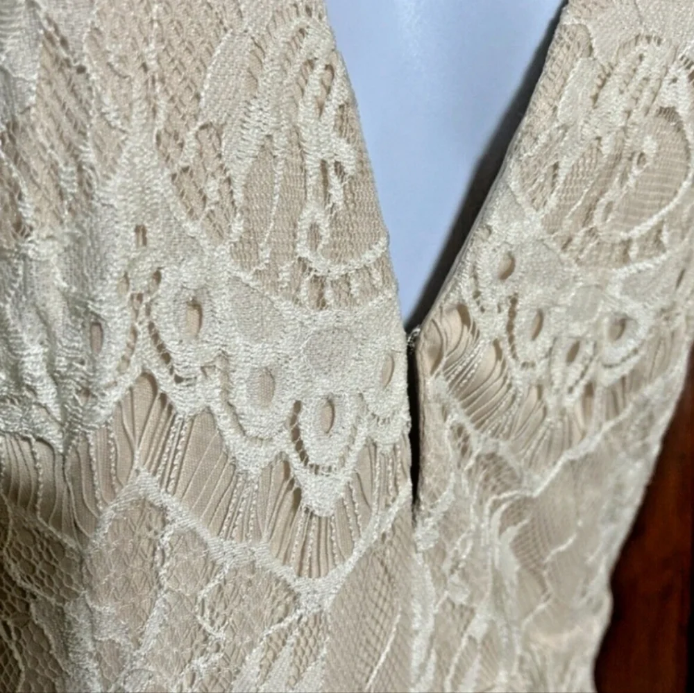 NWT Southern Fried Chics Elegant Lace "I Do Forever" Jumpsuit - Picture 2 of 7